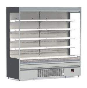ओपन फ्रंट कमर्शियल केस ओपन डिस्प्ले रेफ्रिजरेटर एयर कूल्ड 608L 912L 1200L